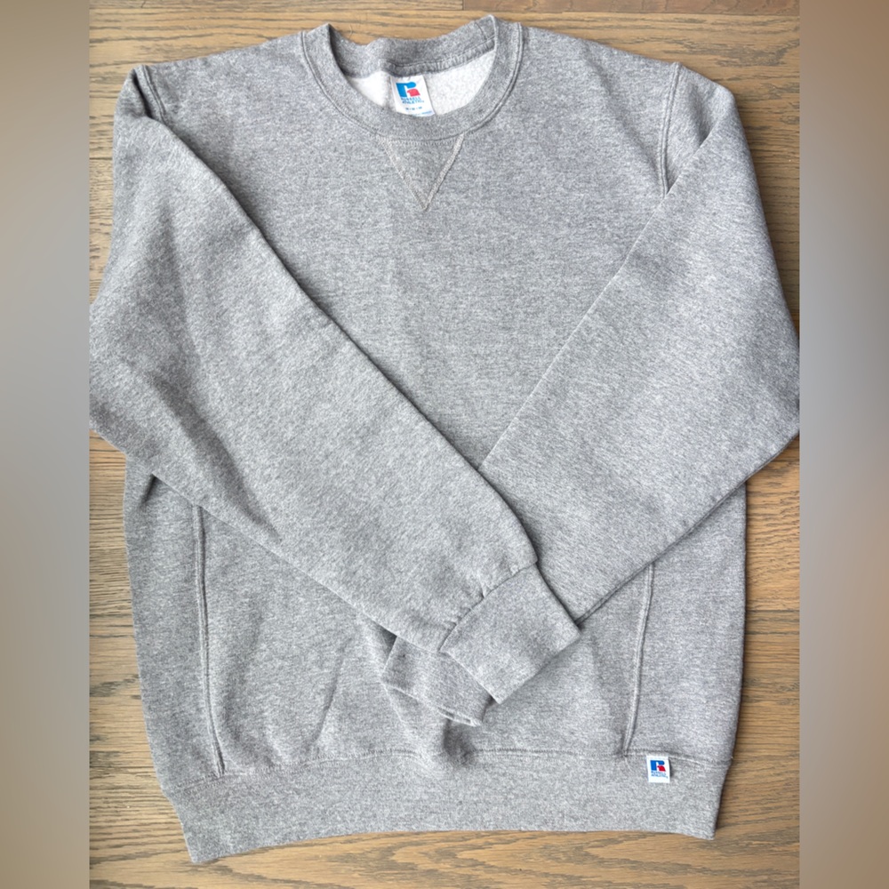 Russell Athletic Men's (unisex) grey Crewneck Sweater